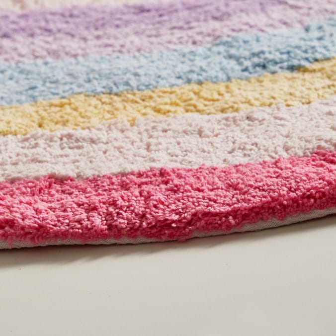 My Little Home Rainbow Tufted Rug, girl, girls, girl's , bedroom