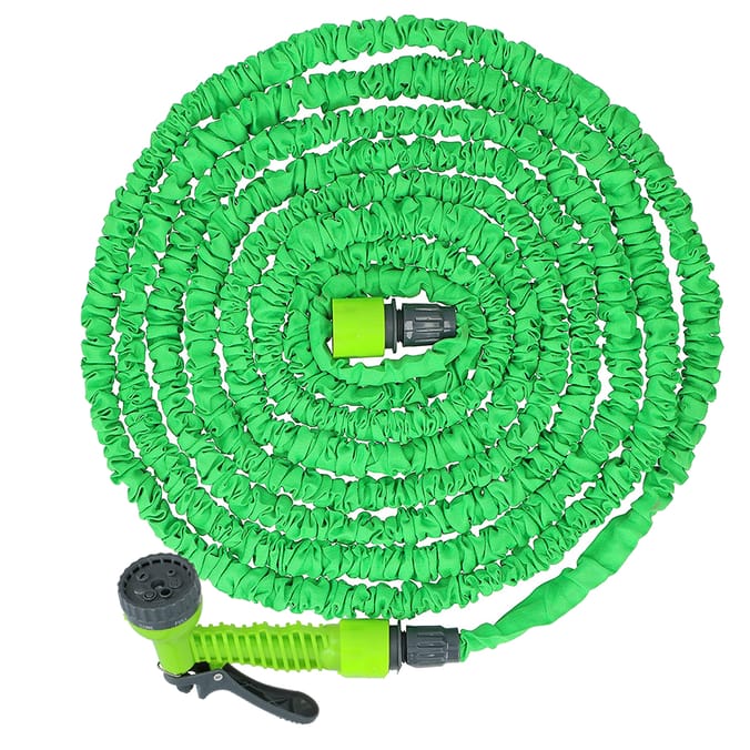 Kinzo 15m Expandable Garden Hose,8711252080437 Home Bargains