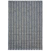 Navy Herringbone Indoor/Outdoor Rug