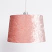 Home Collections: Crushed Velvet Shade - Pink