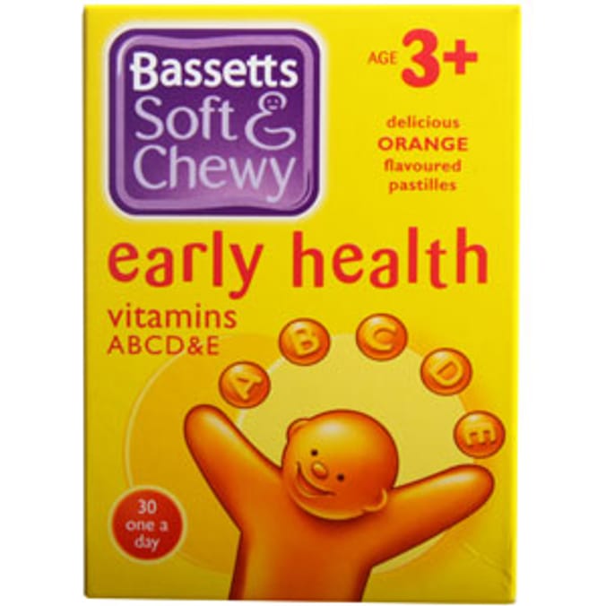 Bassetts Soft & Chewy Early Health Orange Vitamins Home Bargains