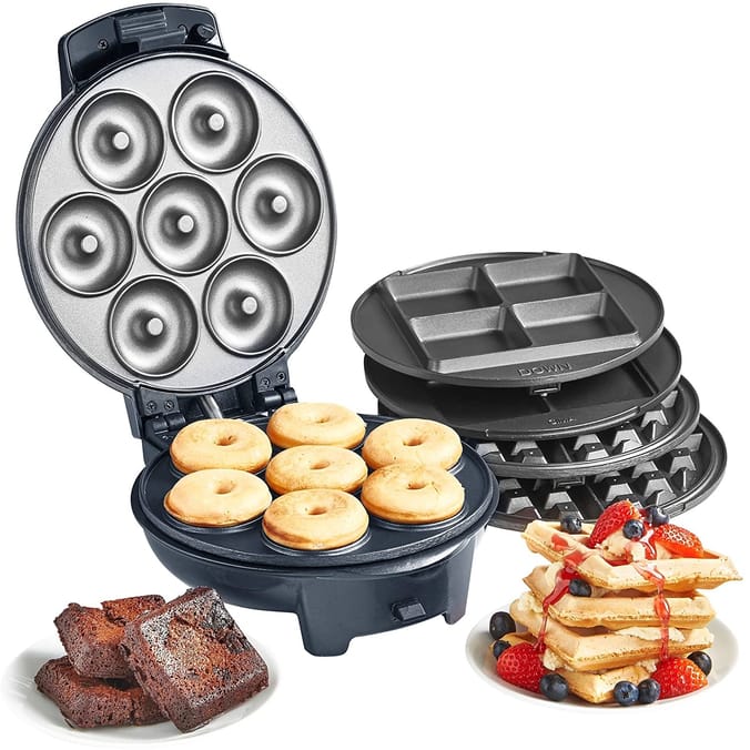 Vonshef 13177 Two-in-One Sandwich and Waffle Maker for 220 Volts