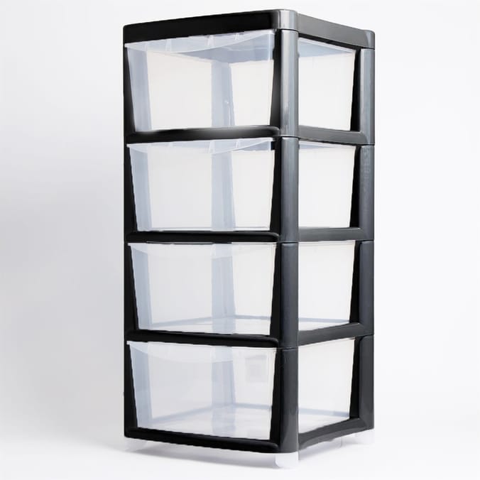Drawer Storage Unit Plastic Home Bargains