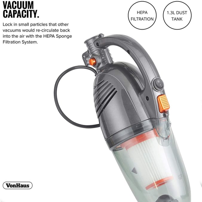 VonHaus 2 in 1 Stick Vacuum Cleaner 800W Corded , hoovers cleaners