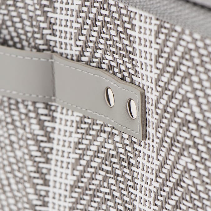 Home Collections Foldable Fabric Laundry Basket Chevron, storage