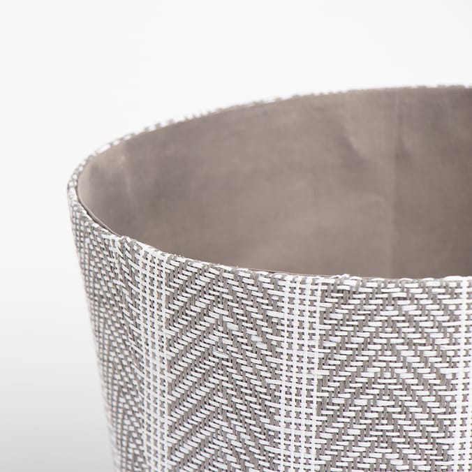 Home Collections Foldable Fabric Paper Bin Chevron, storage, washing