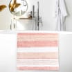 Bathroom: Stripe Bath Mat - Pink