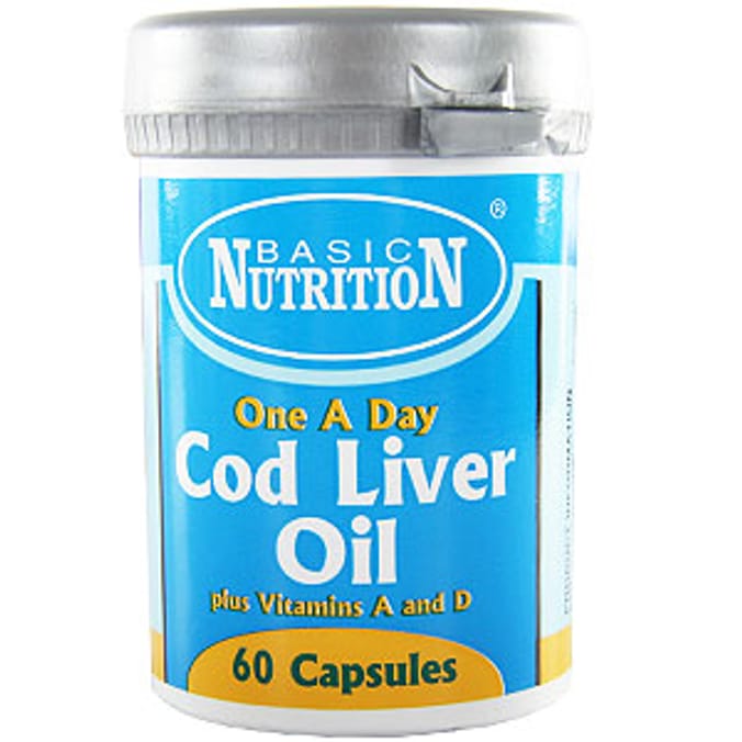 Basic Nutrition Cod Liver Oil 60 Tablets Home Bargains