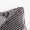 Home Collections: Velvet Pleated Cushion - Charcoal