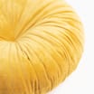 Home Collections: Round Velvet Cushion - Ochre