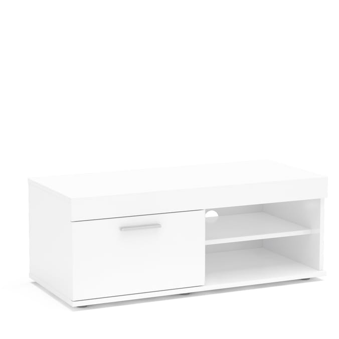 Birlea Edgeware Small TV Unit White, tv's tvs units television stands