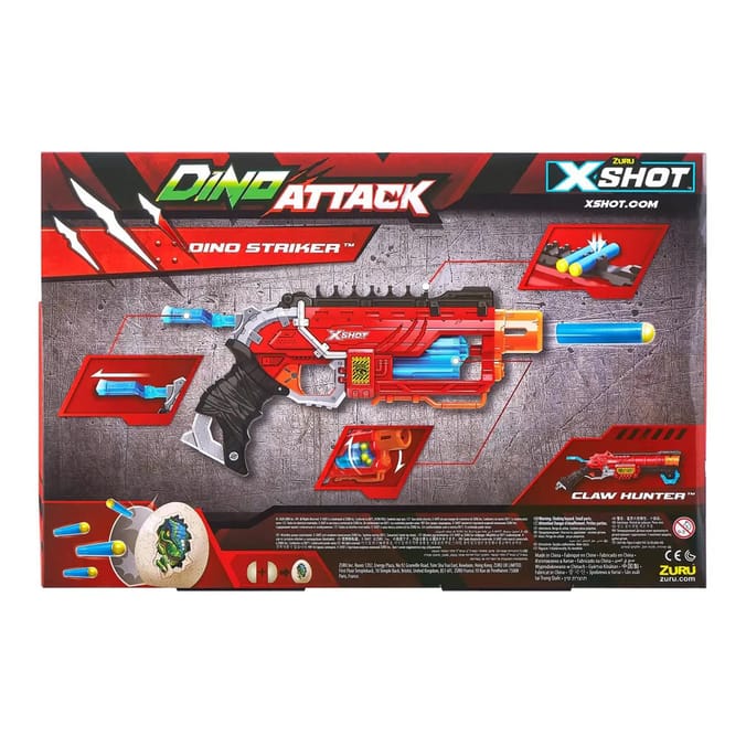 ZURU: X-SHOT DINO ATTACK STRIKER ARMI GIOCATTOLO - Vendiloshop