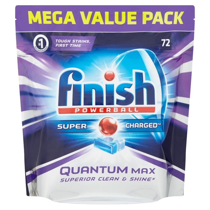 Finish Powerball Super Charged Quantum Max 1116g = 72 Tablets