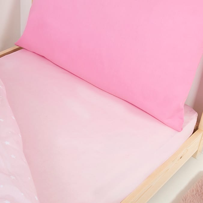 My Little Home: Toddler Fitted Sheet Set - Pink