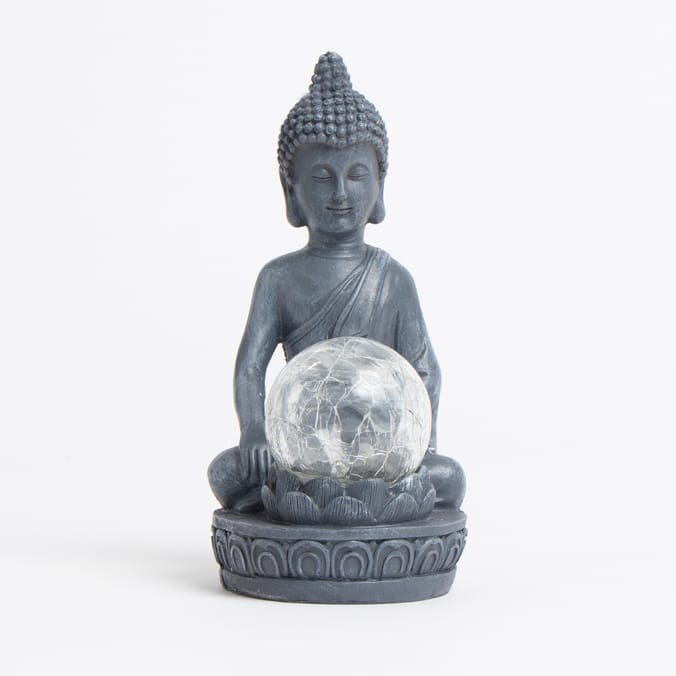 Firefly LED Buddha Statue Solar Light, earth, toughing, calling, to