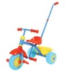 Trike With Parent Pole: Multi-Coloured