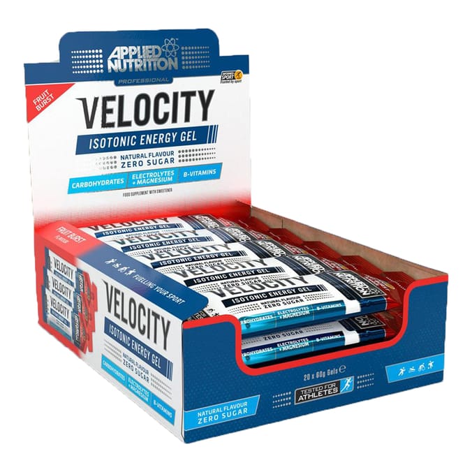 Applied Nutrition: Velocity Isotonic Gel - Fruit Burst (Case of 20 x ...