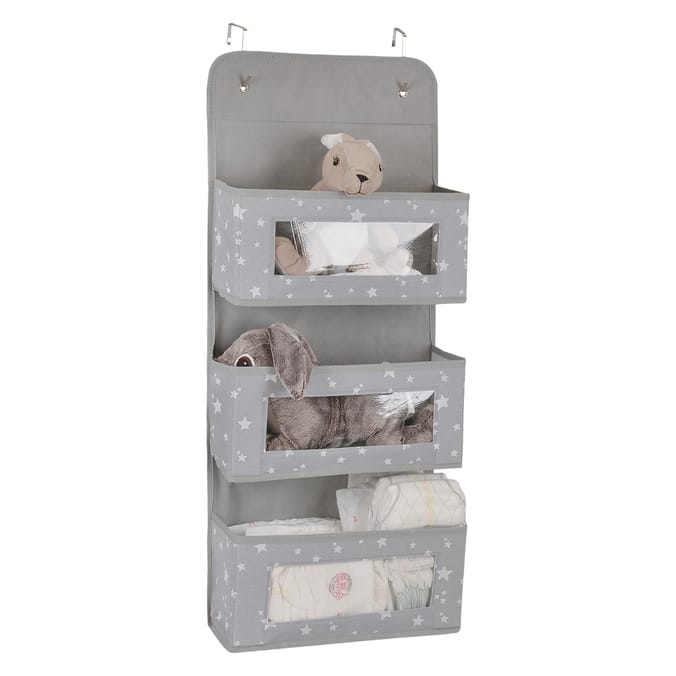 My Little Home Hanging Organiser Grey, kid, kids, kid's, children's