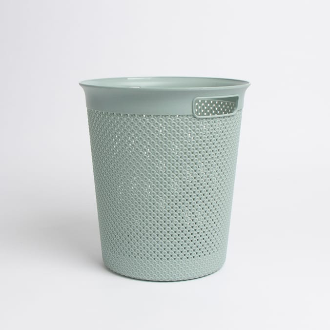 Diamond 12L Paper Bin, bins, waste small, bedroom bathroom, with handles , lightweight, 10533543