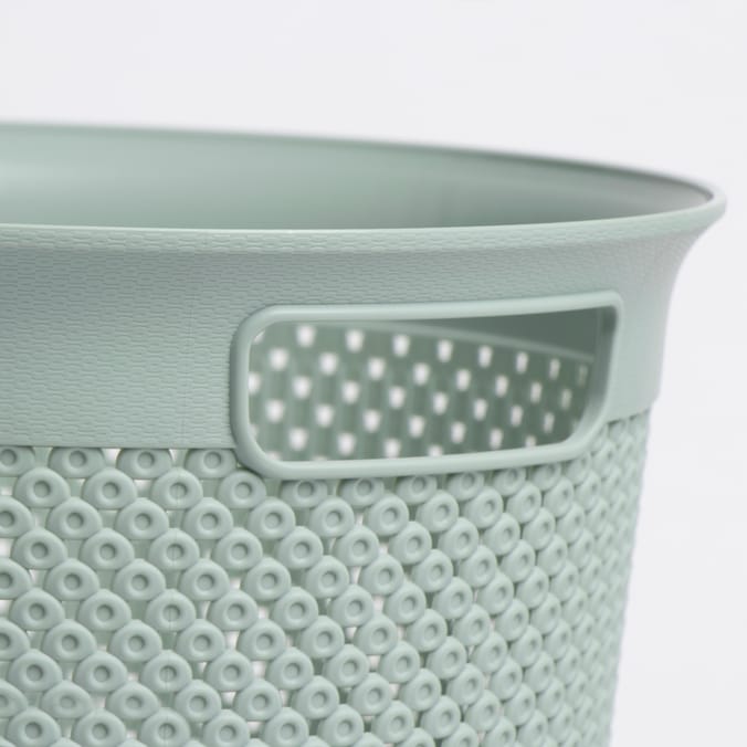 Diamond 12L Paper Bin, bins, waste small, bedroom bathroom, with handles , lightweight, 10533543