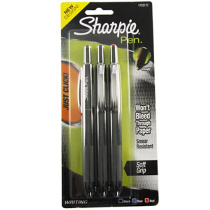Sharpie Fine Point Pens 3 Pack Home Bargains