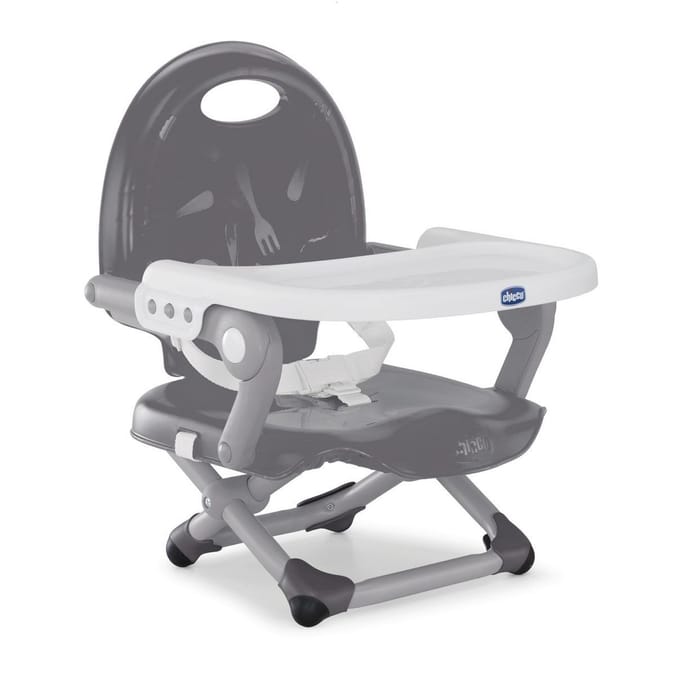 Chicco Pocket Snack Booster Seat Grey baby high chair child