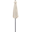 VonHaus 2.7M Steel Powder Coated UV30+ Crank & Tilt Parasol: Ivory/Cream