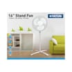 Status: 16" Oscillating Stand Fan - White