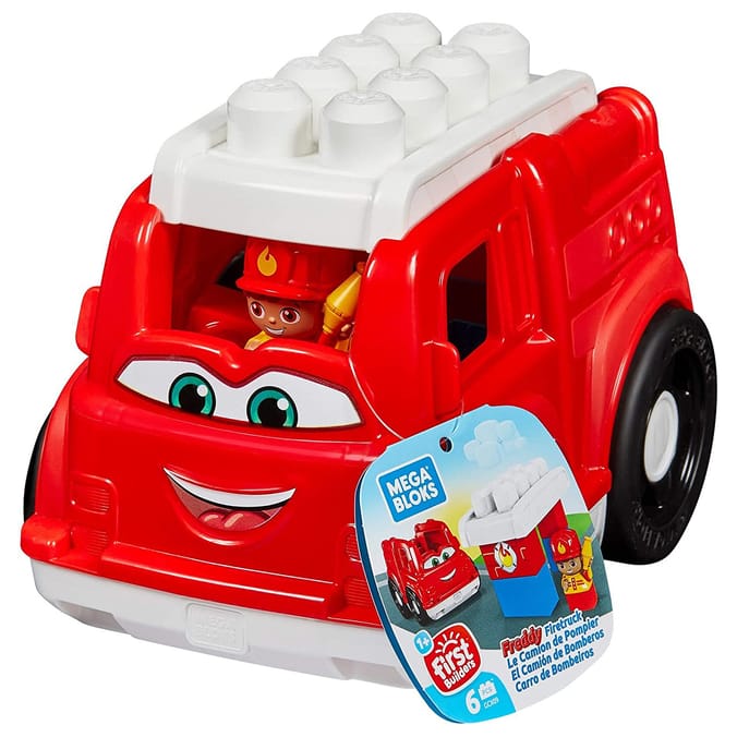 Mega Bloks Freddie Firetruck Play Set Home Bargains