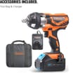 VonHaus Cordless Impact Wrench with 3.0Ah Li-ion 20V MAX Battery