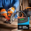 VonHaus Cordless Circular Saw with 3.0Ah Li-ion 20V MAX Battery