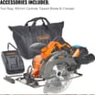 VonHaus Cordless Circular Saw with 3.0Ah Li-ion 20V MAX Battery