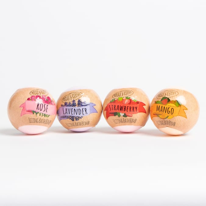 Relax & Revive Assorted Bath Bombs (Case of 24)