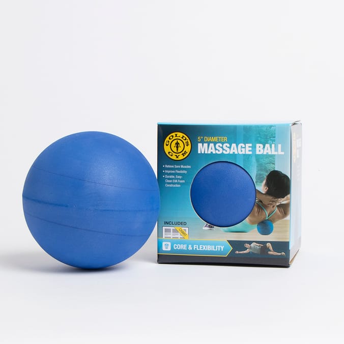 Gold s Gym 5 Diameter Massage Balls Case of 2 gym fitness workout work out recovery Home Bargains