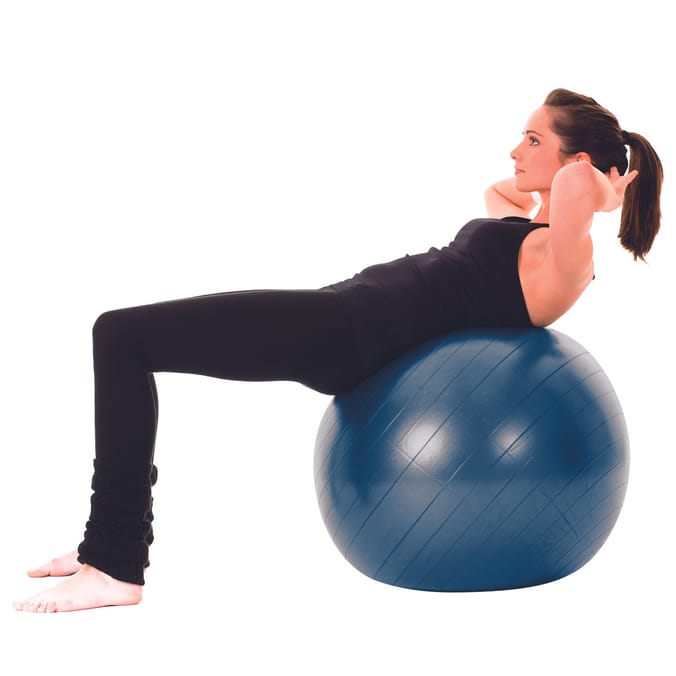 JMQ FITNESS Yoga Ball Home Fitness Exercise Balance Pilates Inflatable 47cm  - TRsports