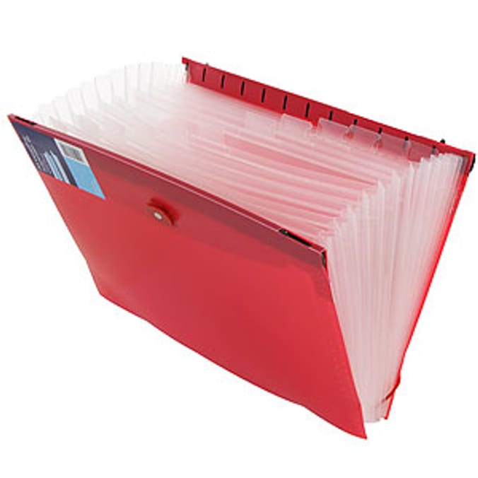 A4 Expanding Suspension File Pink Home Bargains