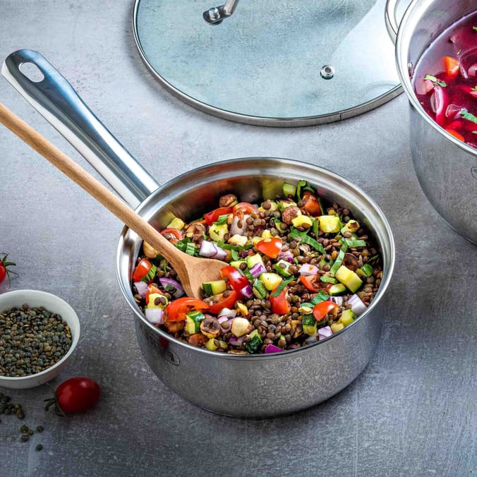 Pyrex Master 20cm Stainless Steel Saucepan, pans cookwares cooking