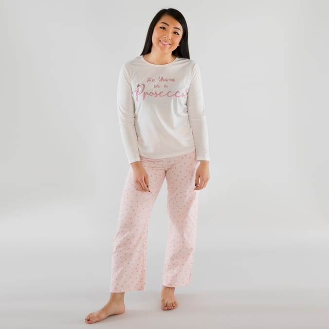 Sleep in Ladies Pyjamas Prosecco pyjamas pjs loungewear