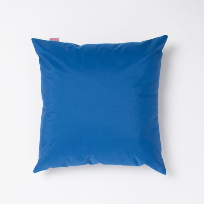 Rhubarb And Crumble Outdoor Scatter Cushion Blue, indoor, memory