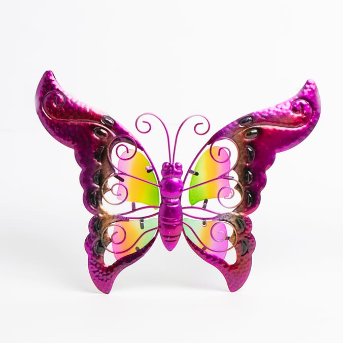 Hand Painted Metal Butterfly Wall Decor at Rs 850