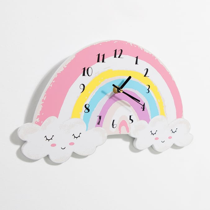 My Little Home: Rainbow Wall Clock