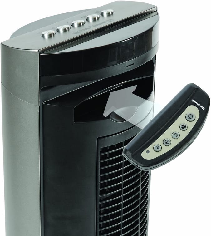 Honeywell Oscillating Tower Fan with Remote Control Home Bargains