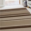 Carved Stripe Natural Rug