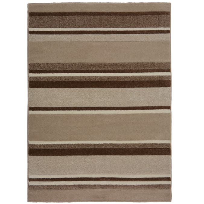 Carved Stripe Natural Rug