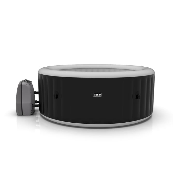 Wave Spa Atlantic Black Inflatable Hot Tub (24 Person), hot tubs pools