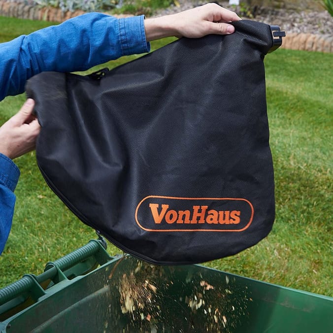 Vonhaus 2600W 3-in-1 Leaf Blower, Vacuum, & Mulcher for 220/240 Volts