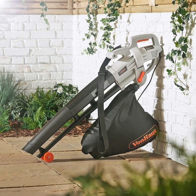 Vonhaus 3-in-1 Leaf Blower, Vacuum, & Mulcher for 220/240 Volts 2600W (Not  For USA)