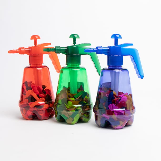 Splash Down Water Balloon Pump with 500 Balloons Home Bargains