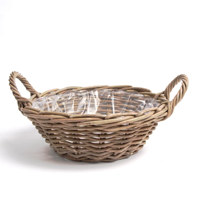 Basket Weave Planter woven plant plants potato handles handle garden