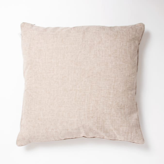 The Outdoor Living Collection Feather Filled Cushion Beige, cushions